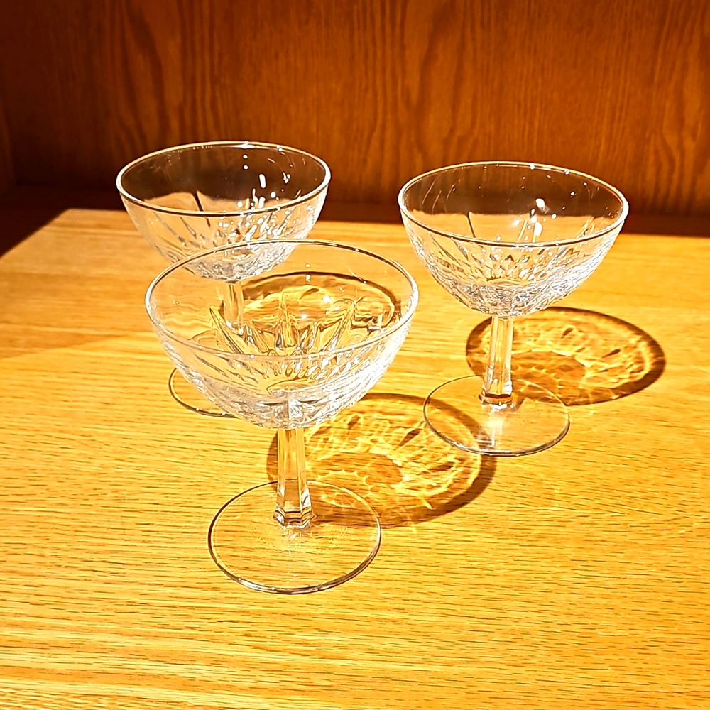 Parfait, Ice Cream or Champagne glasses - set of three (3)
